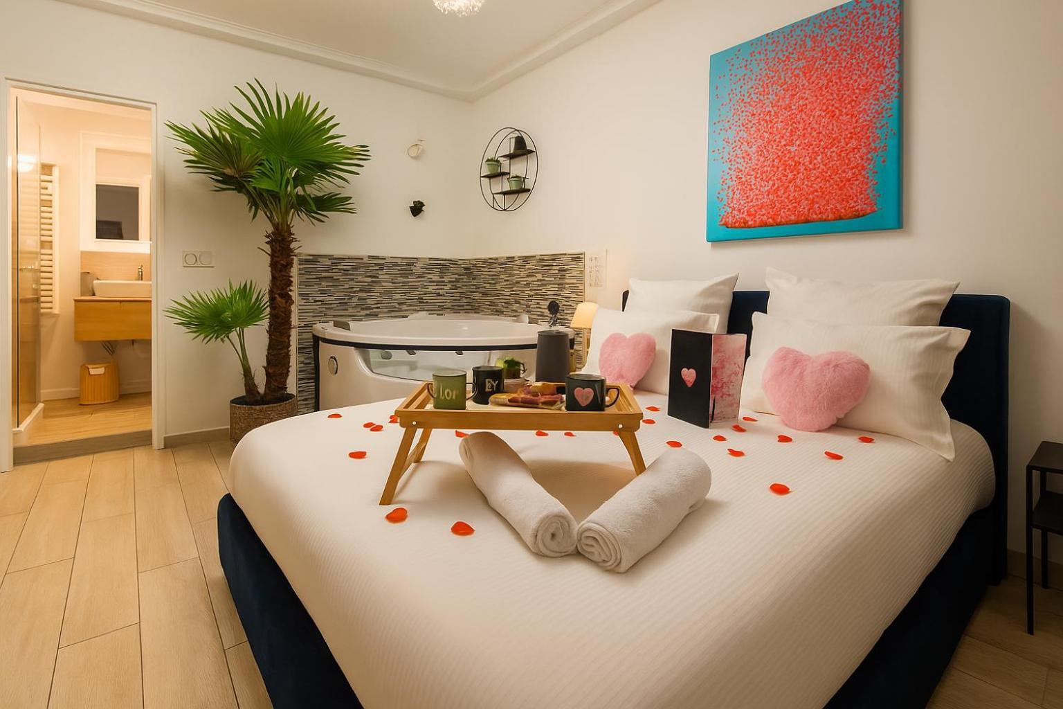 L'Escale Balneo'Romantique - Loveroom - Jacuzzi & Petit Dejeuner Villiers-sur-Marne Eksteriør bilde